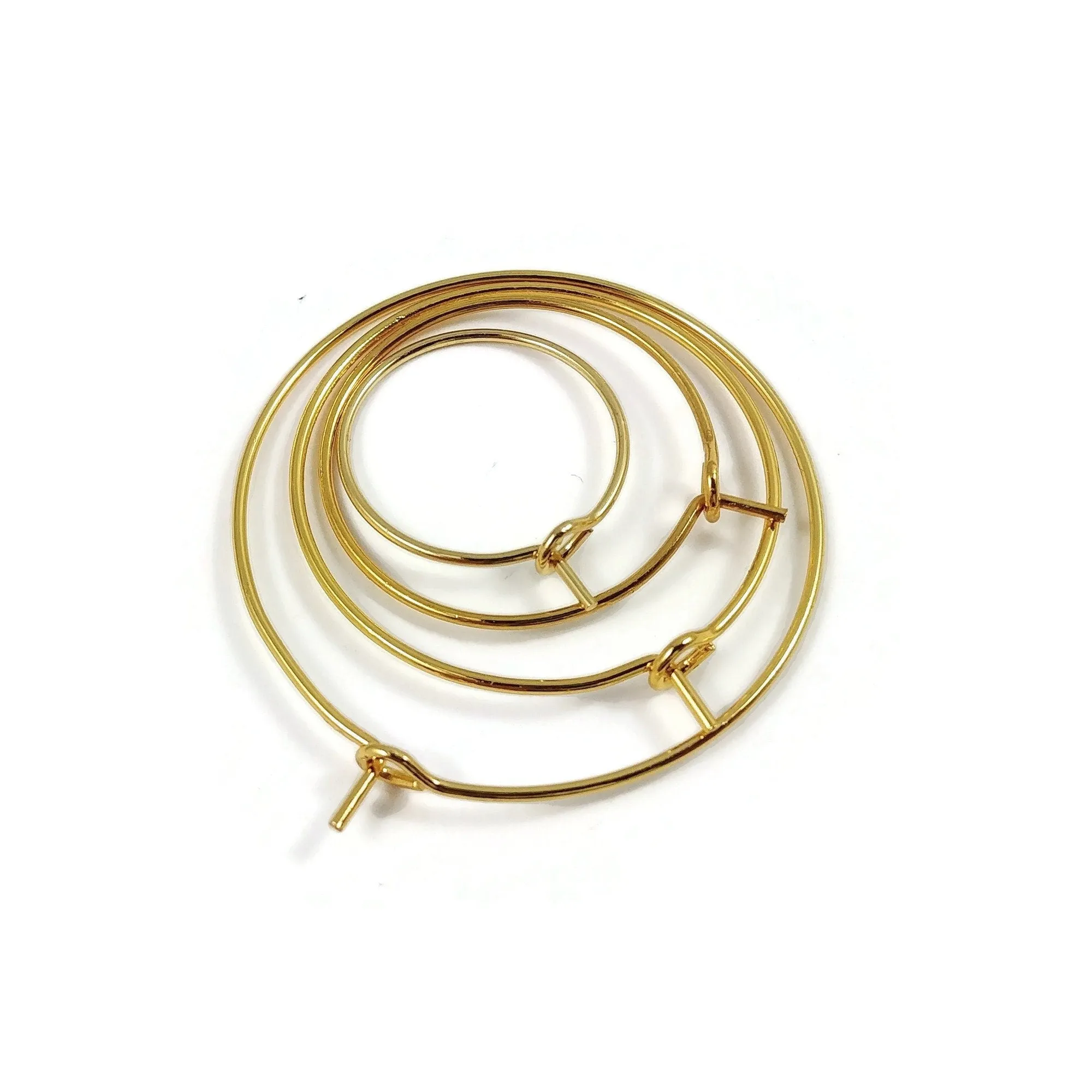 10 Surgical stainless steel hoops, 4 sizes available