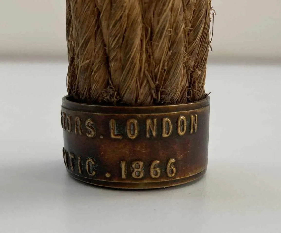 1866 Commemorative Trans Atlantic Cable Sample - SS Great Eastern