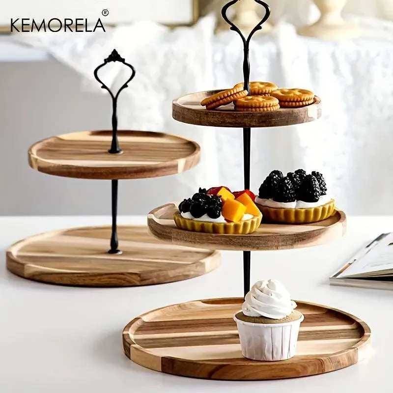 1PCS Double/Three-Layer Dried Fruit Tray