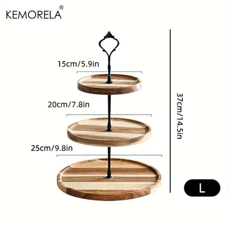 1PCS Double/Three-Layer Dried Fruit Tray