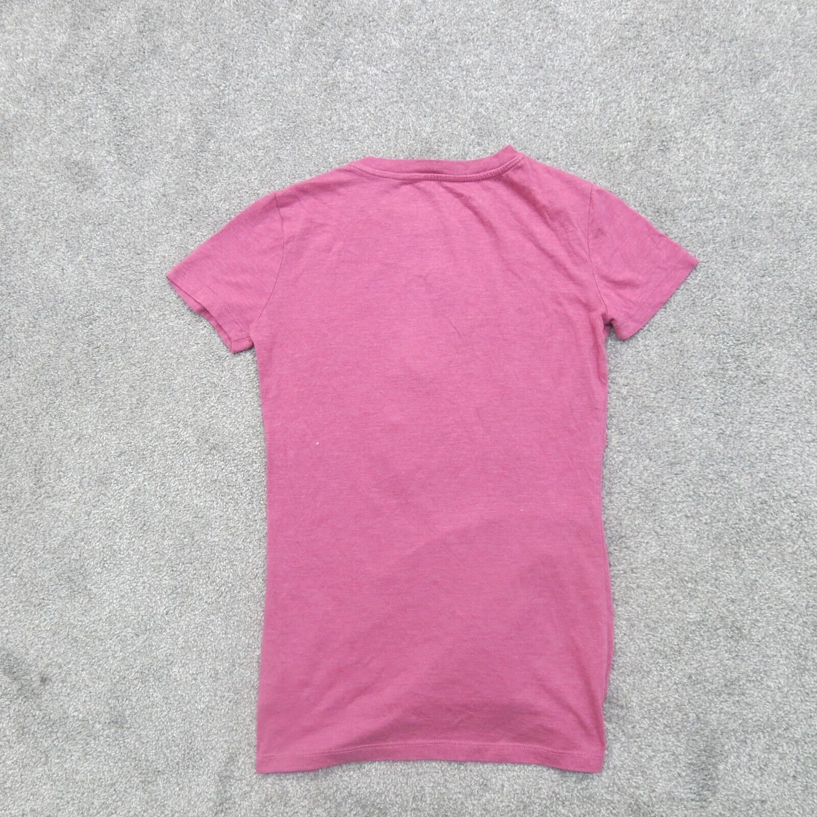Aeropostale Classic Crew Women T Shirt Top Crew Neck Short Sleeve Pink SZ Small