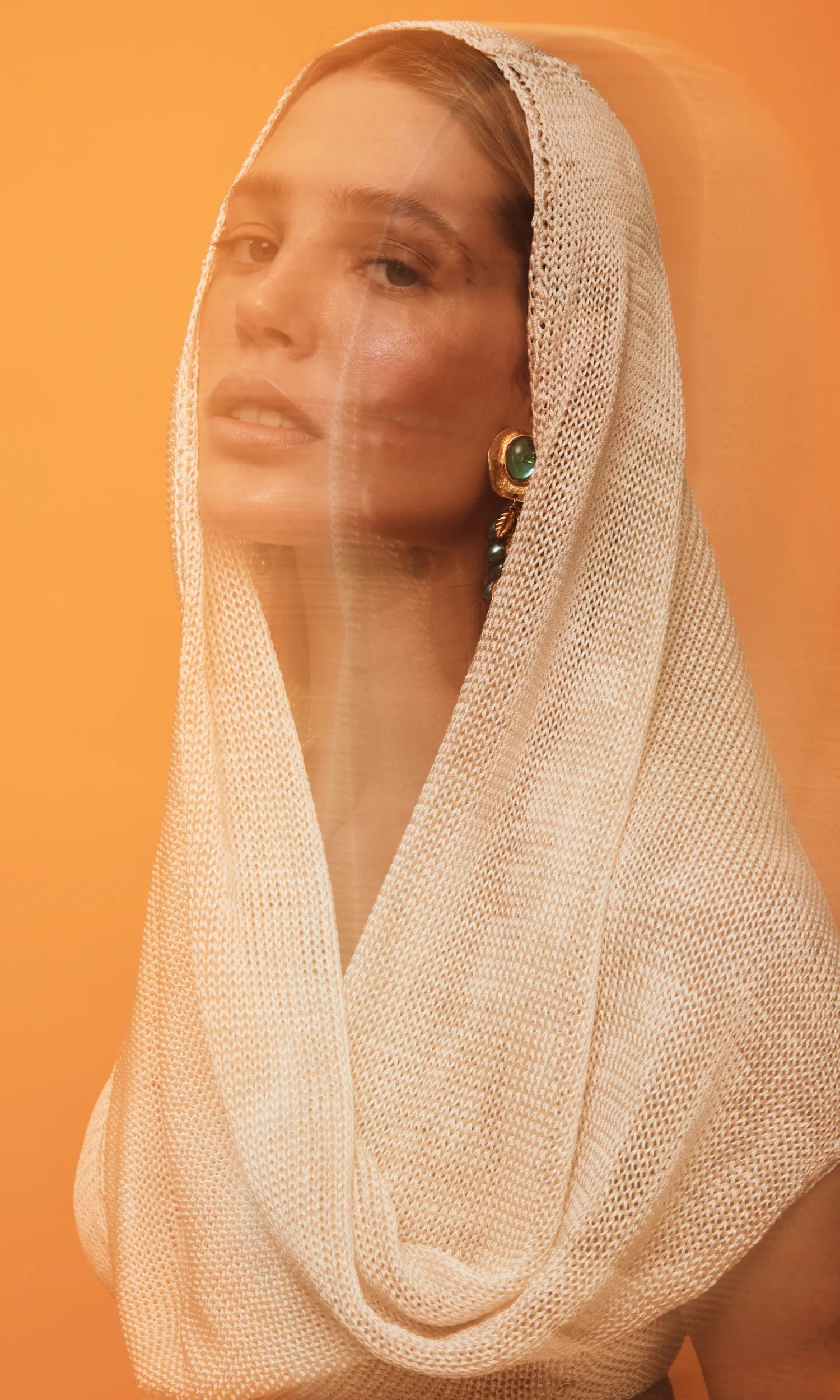 ALSISAR HEAD WRAP IVORY