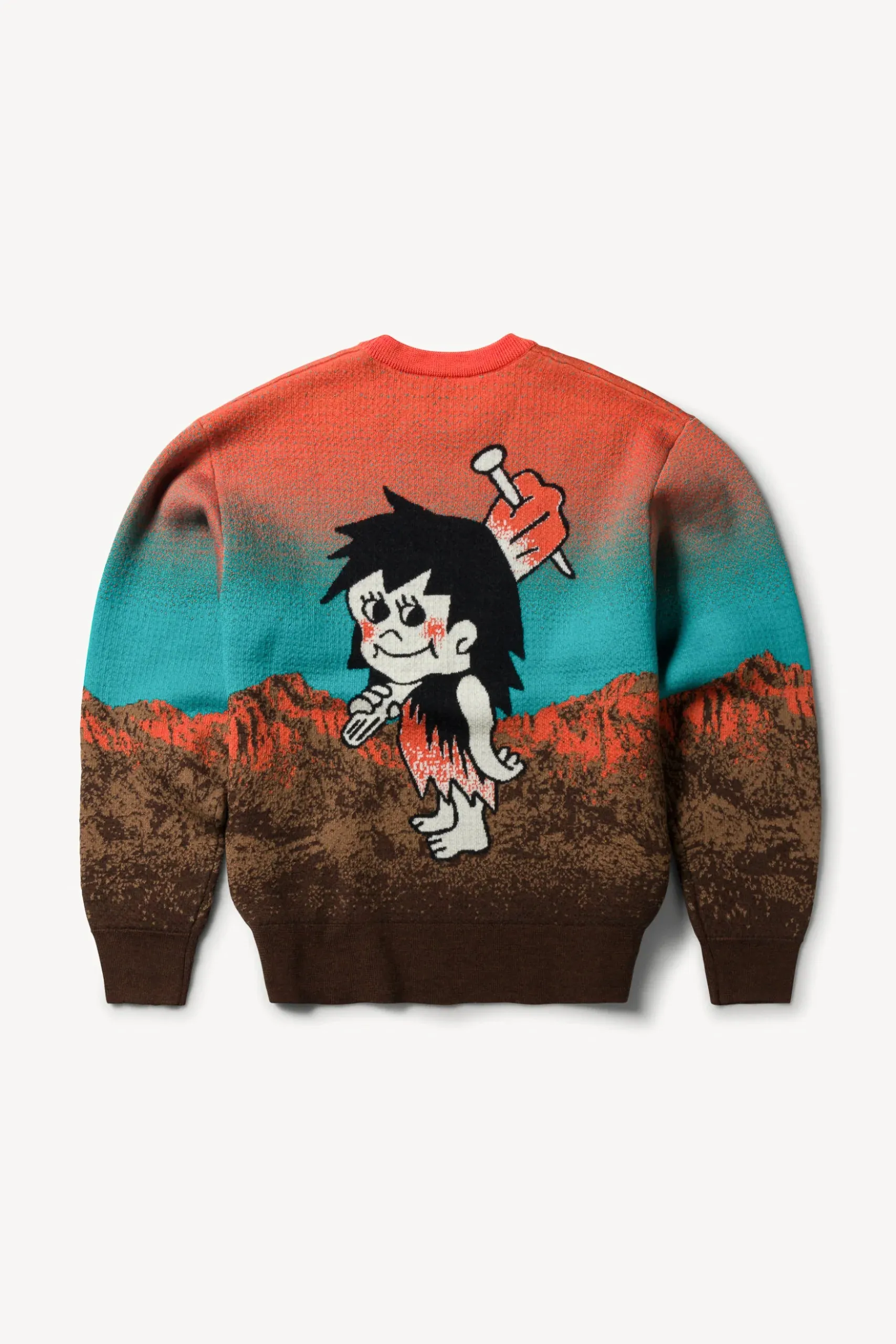Aries Arise Cave-They Verdant Jumper - Orange