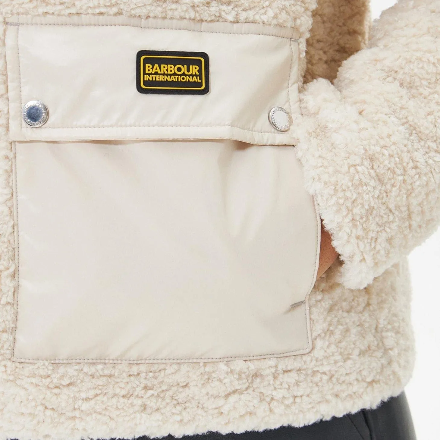 Barbour International Morini Fleece in Cream