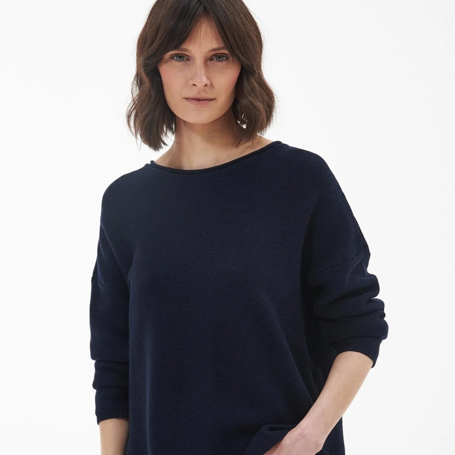 Barbour Ladies Marine Knit Jumper