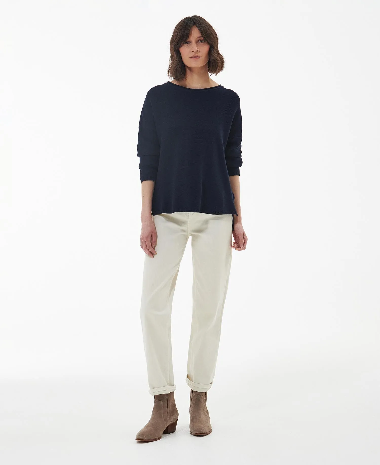 Barbour Ladies Marine Knit Jumper