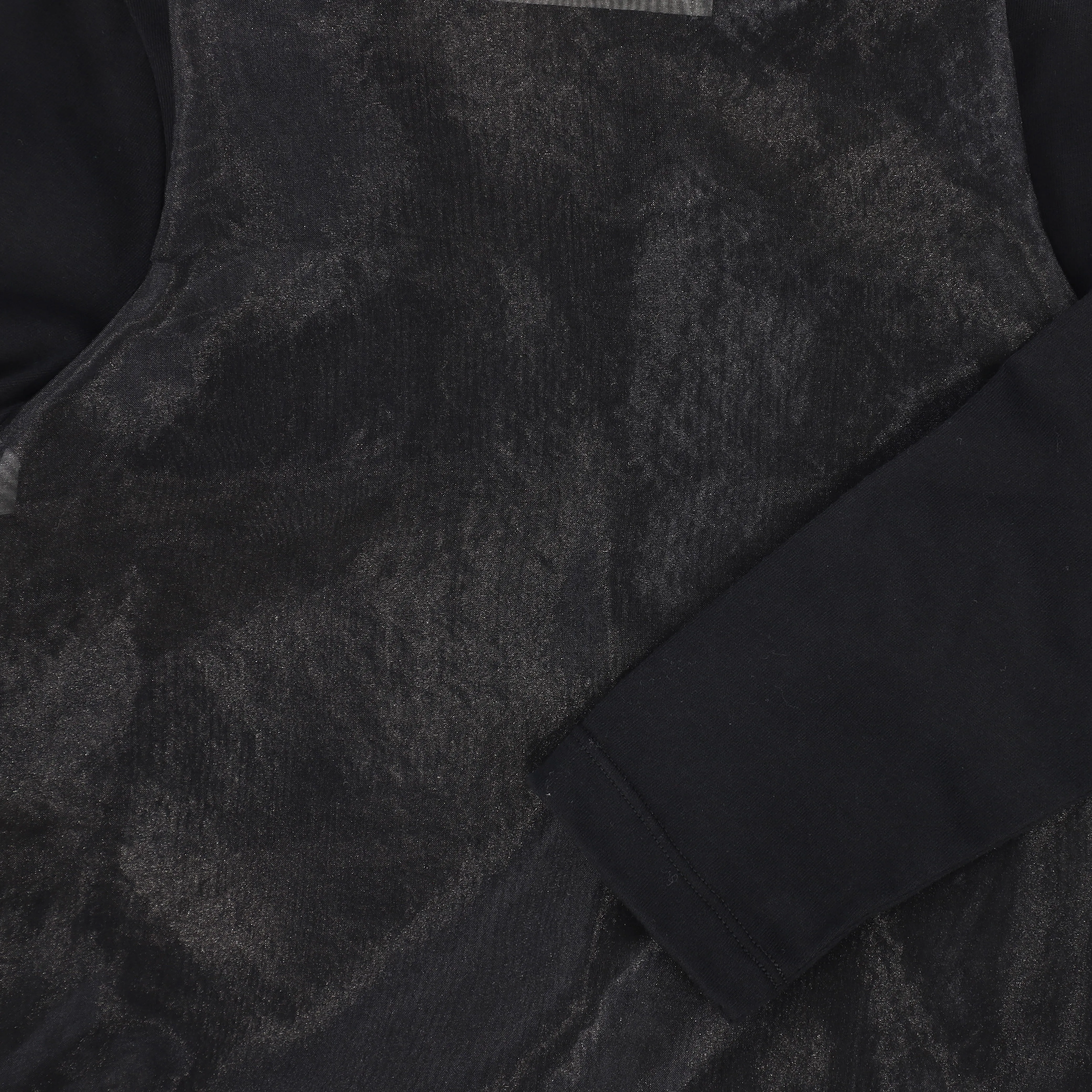 BE FOR ALL BLACK ORGANZA JUMPER [Final Sale]