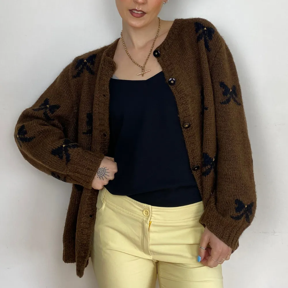 Bow Knitted Cardigan - M/L