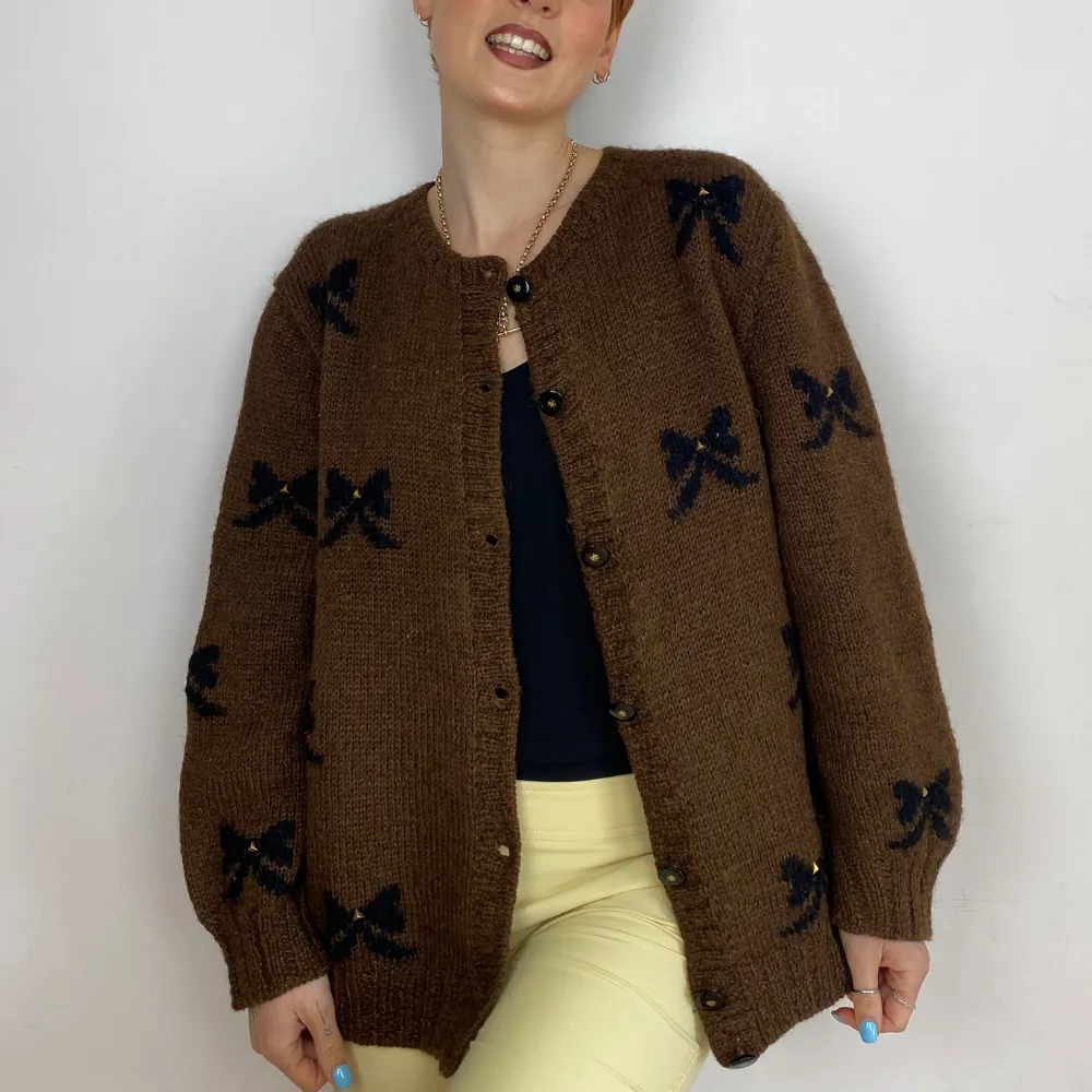 Bow Knitted Cardigan - M/L