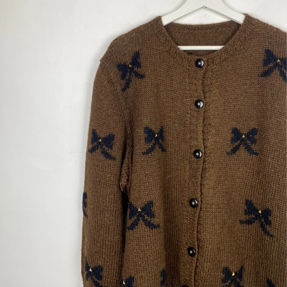 Bow Knitted Cardigan - M/L