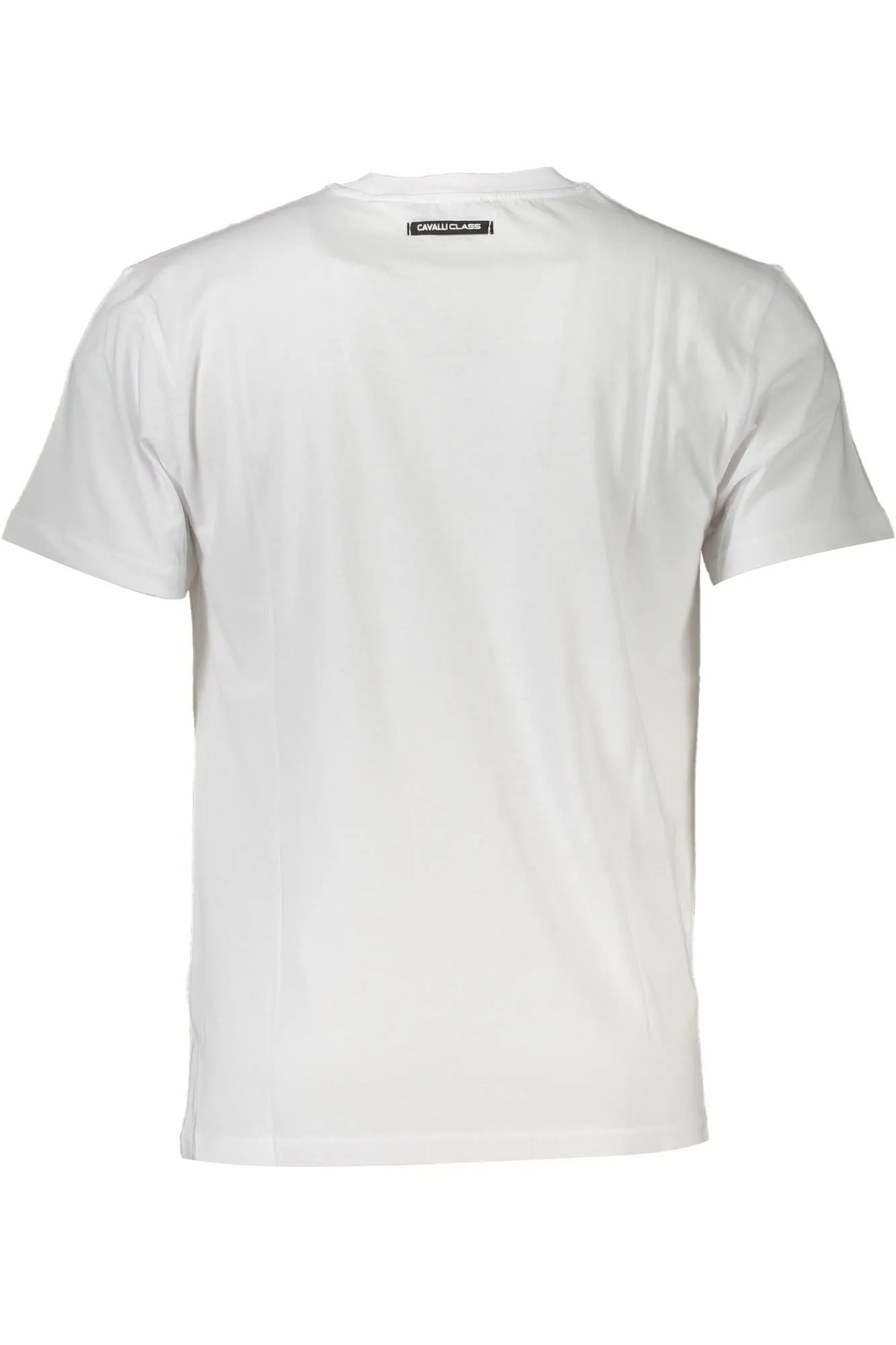Cavalli Class White Cotton Men Men's T-Shirt