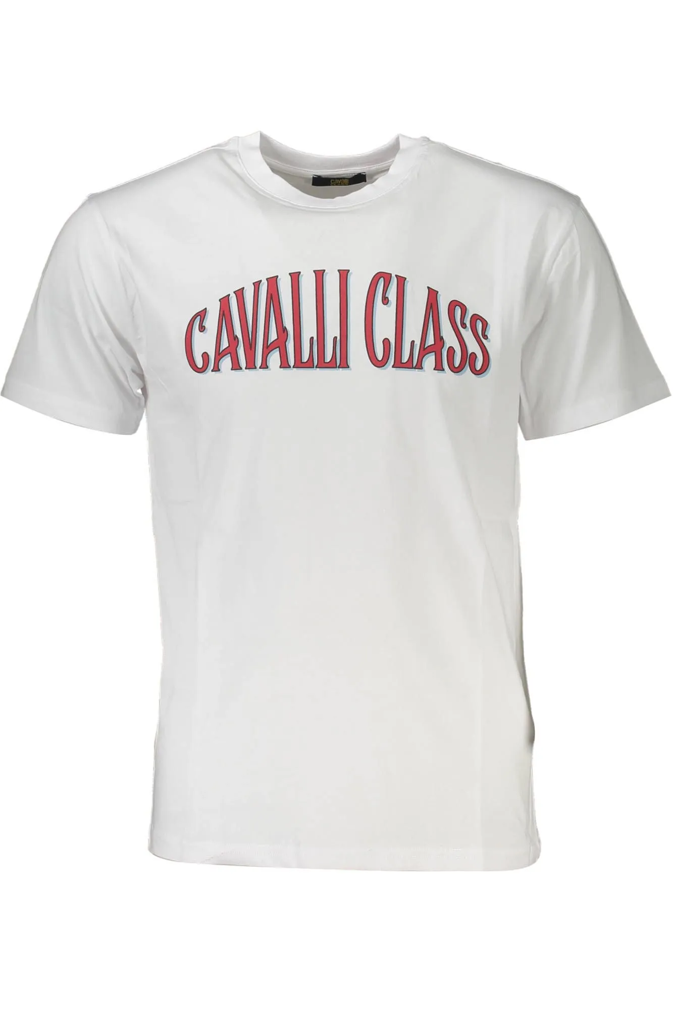 Cavalli Class White Cotton Men Men's T-Shirt