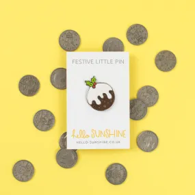 Christmas Pudding Pin