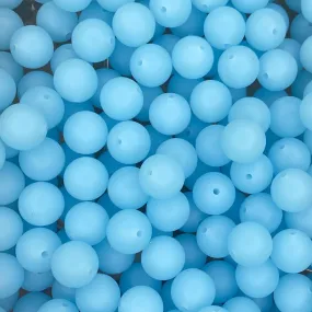 Clear Blue 15mm Round