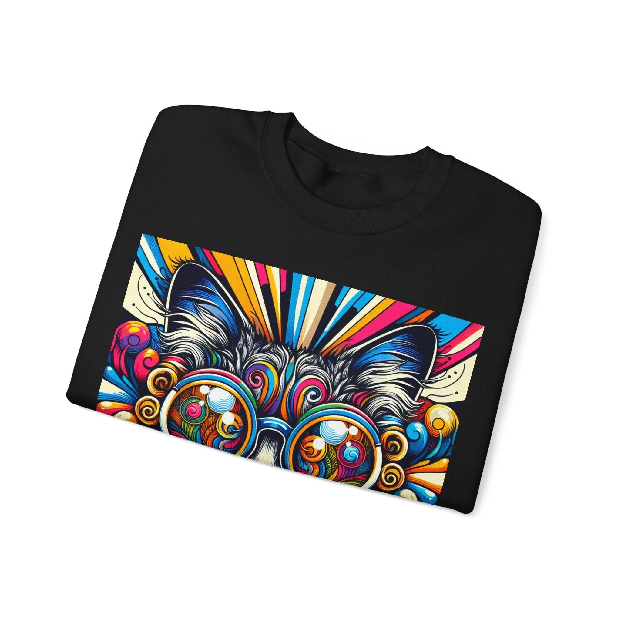 Cool Cat Pop Art Print Unisex Sweatshirt