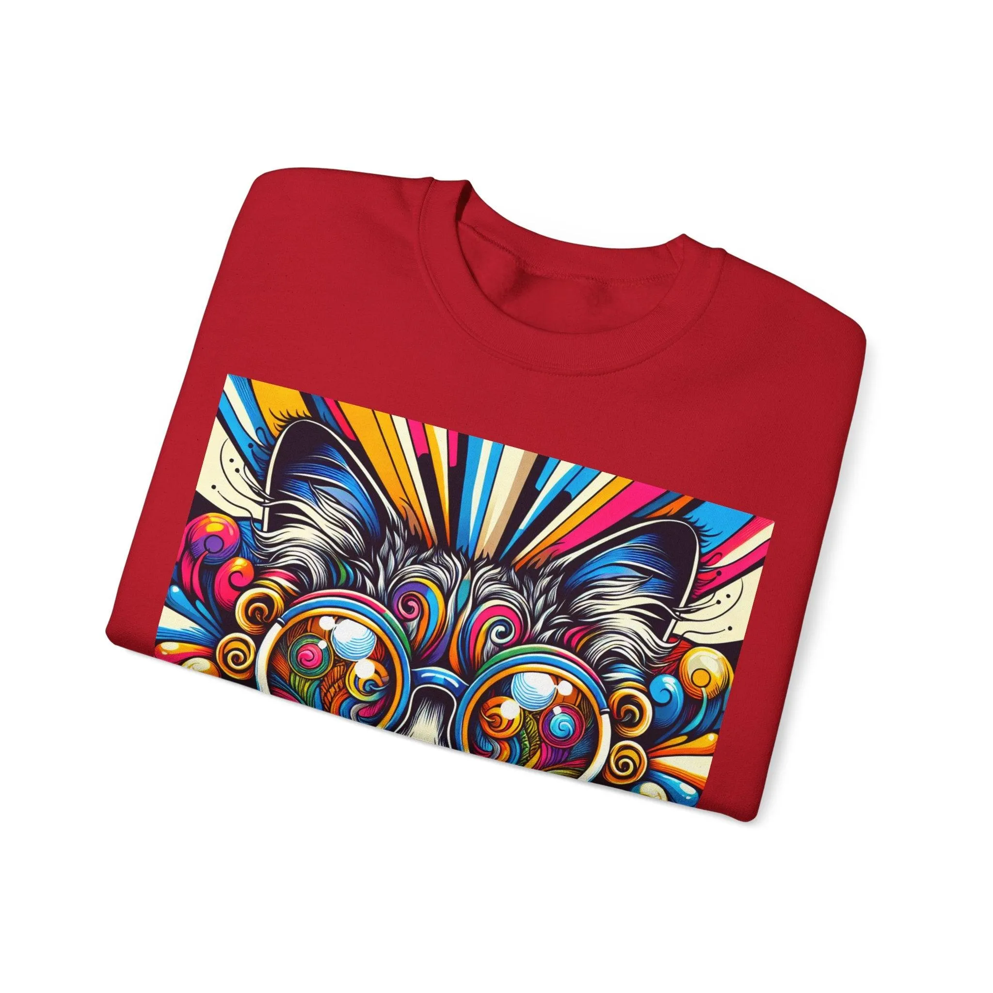 Cool Cat Pop Art Print Unisex Sweatshirt