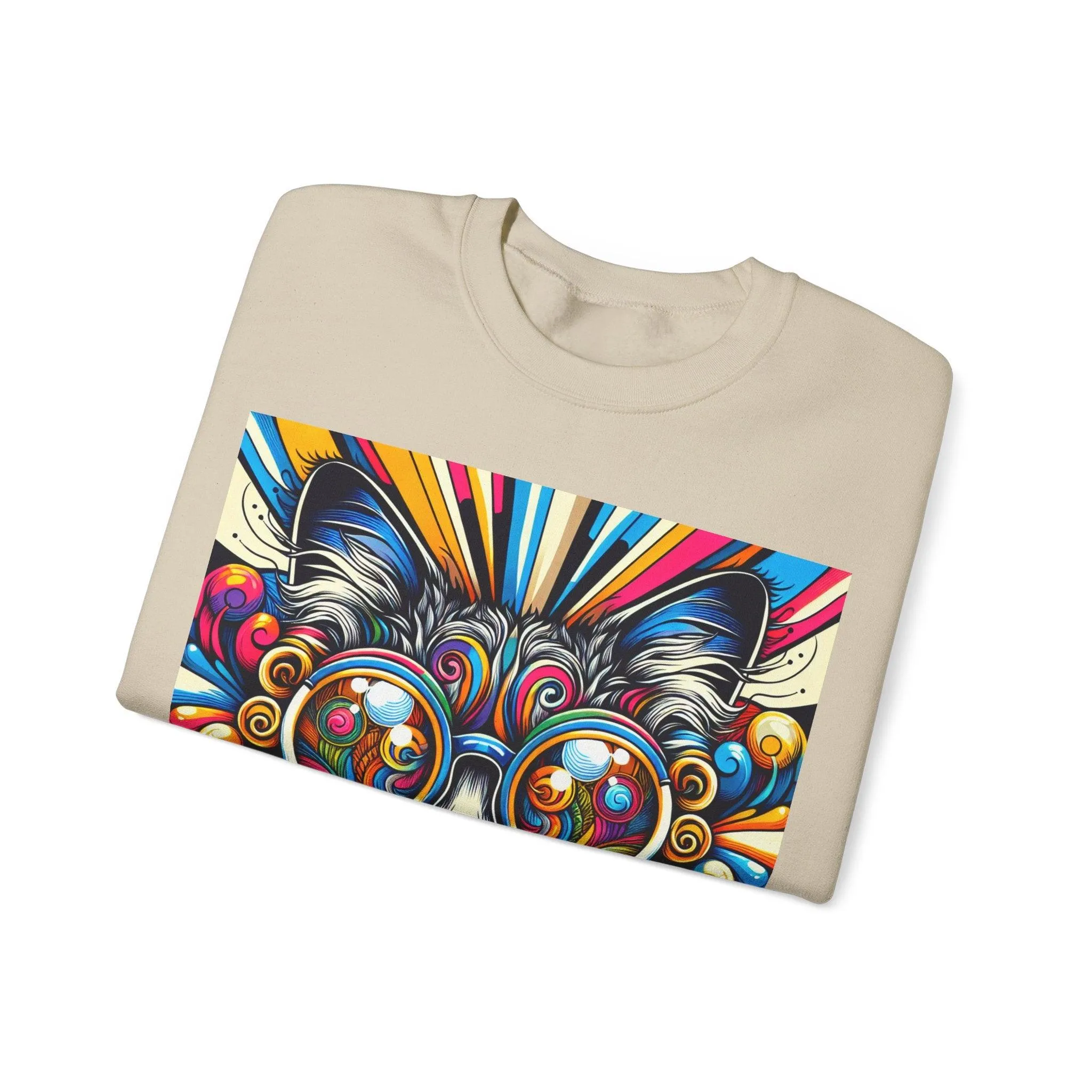 Cool Cat Pop Art Print Unisex Sweatshirt