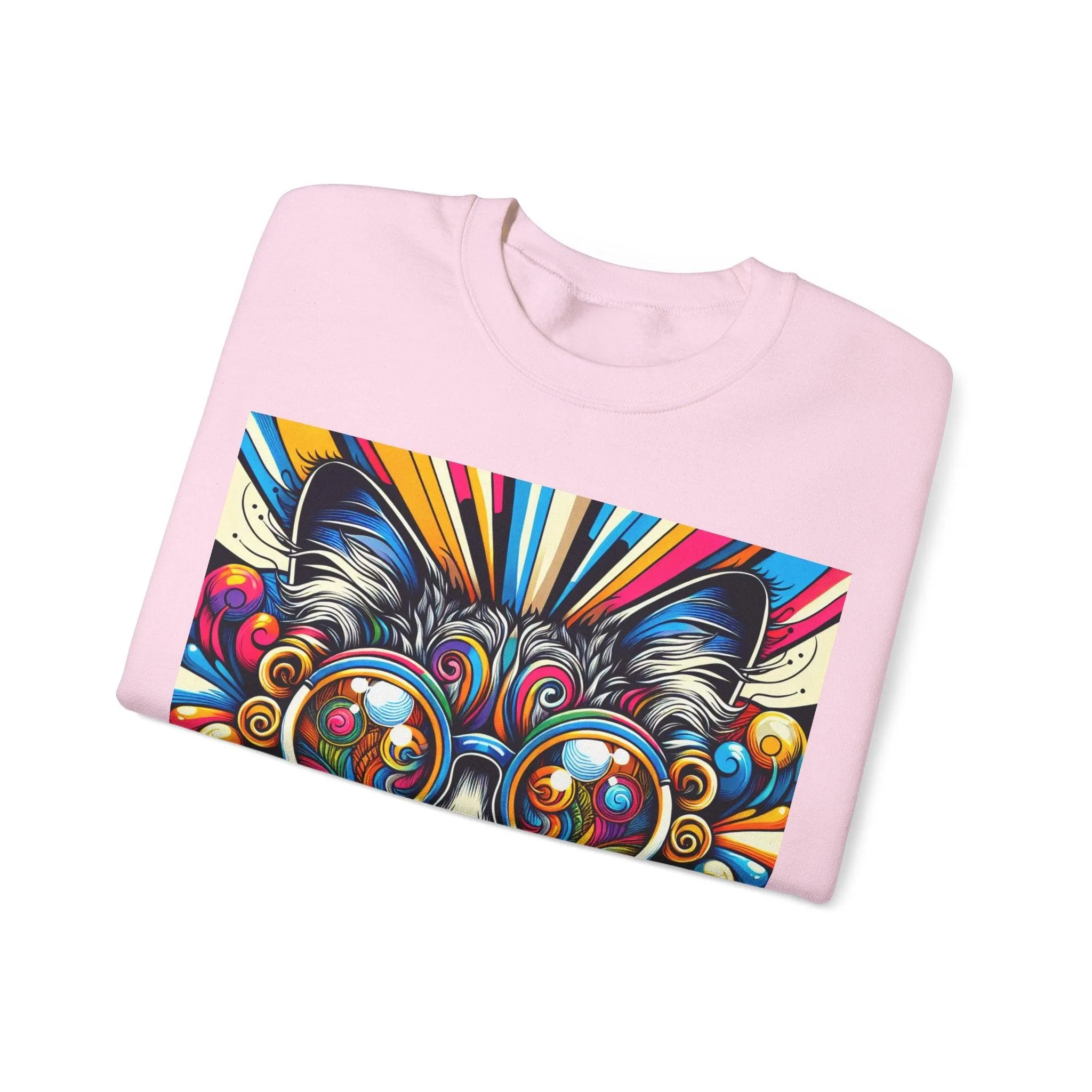 Cool Cat Pop Art Print Unisex Sweatshirt