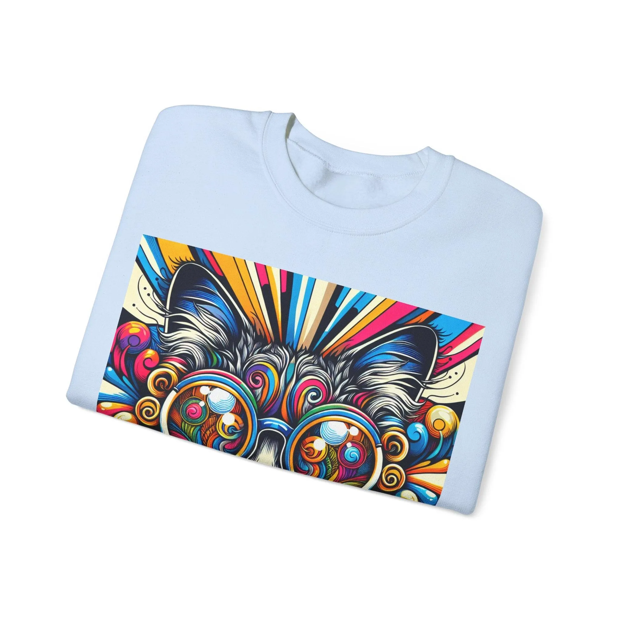 Cool Cat Pop Art Print Unisex Sweatshirt
