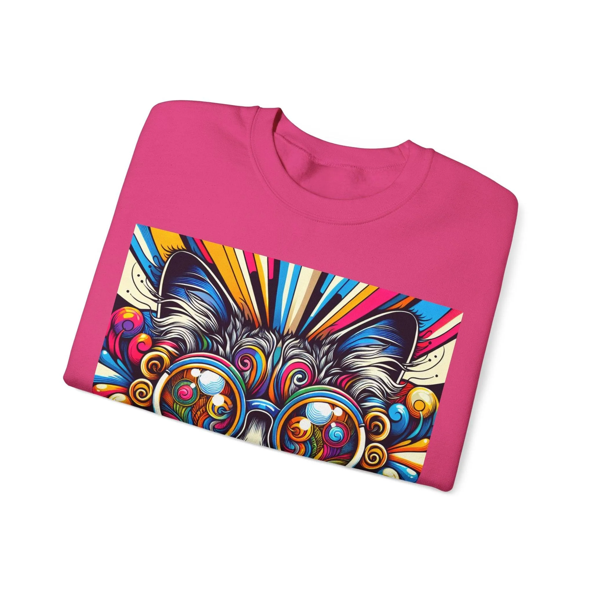 Cool Cat Pop Art Print Unisex Sweatshirt