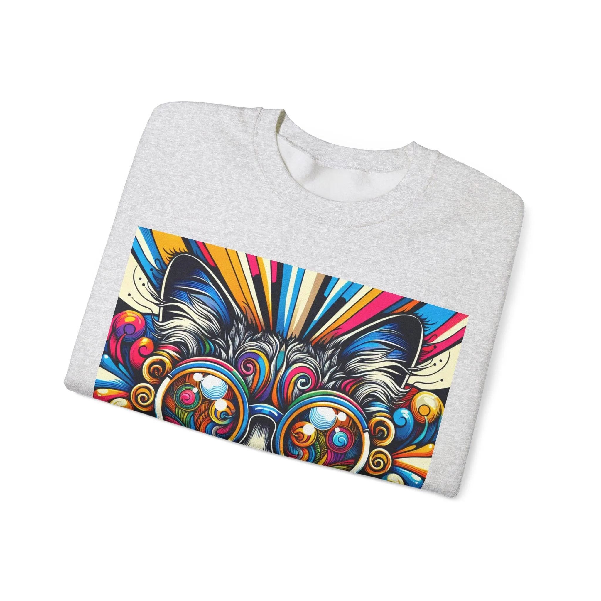 Cool Cat Pop Art Print Unisex Sweatshirt