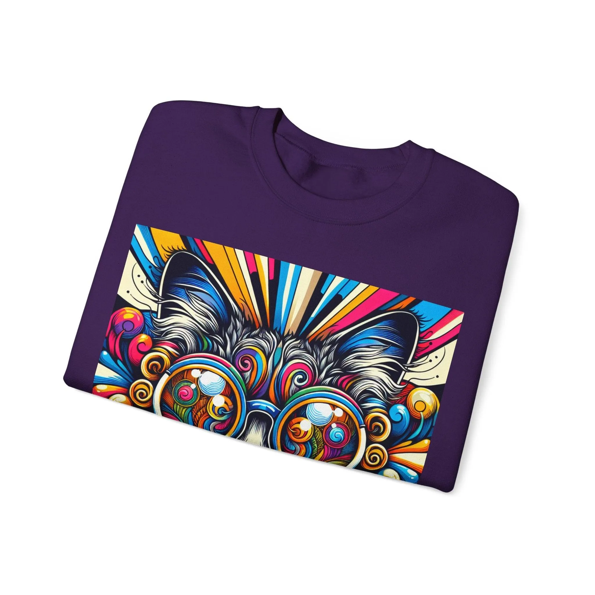 Cool Cat Pop Art Print Unisex Sweatshirt