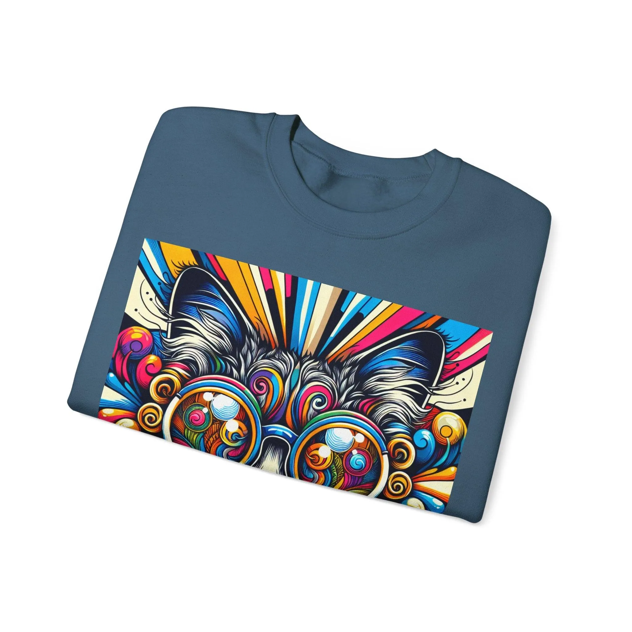 Cool Cat Pop Art Print Unisex Sweatshirt