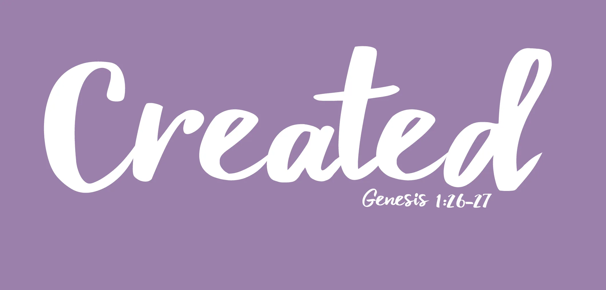 Created (T-Shirt) Violet