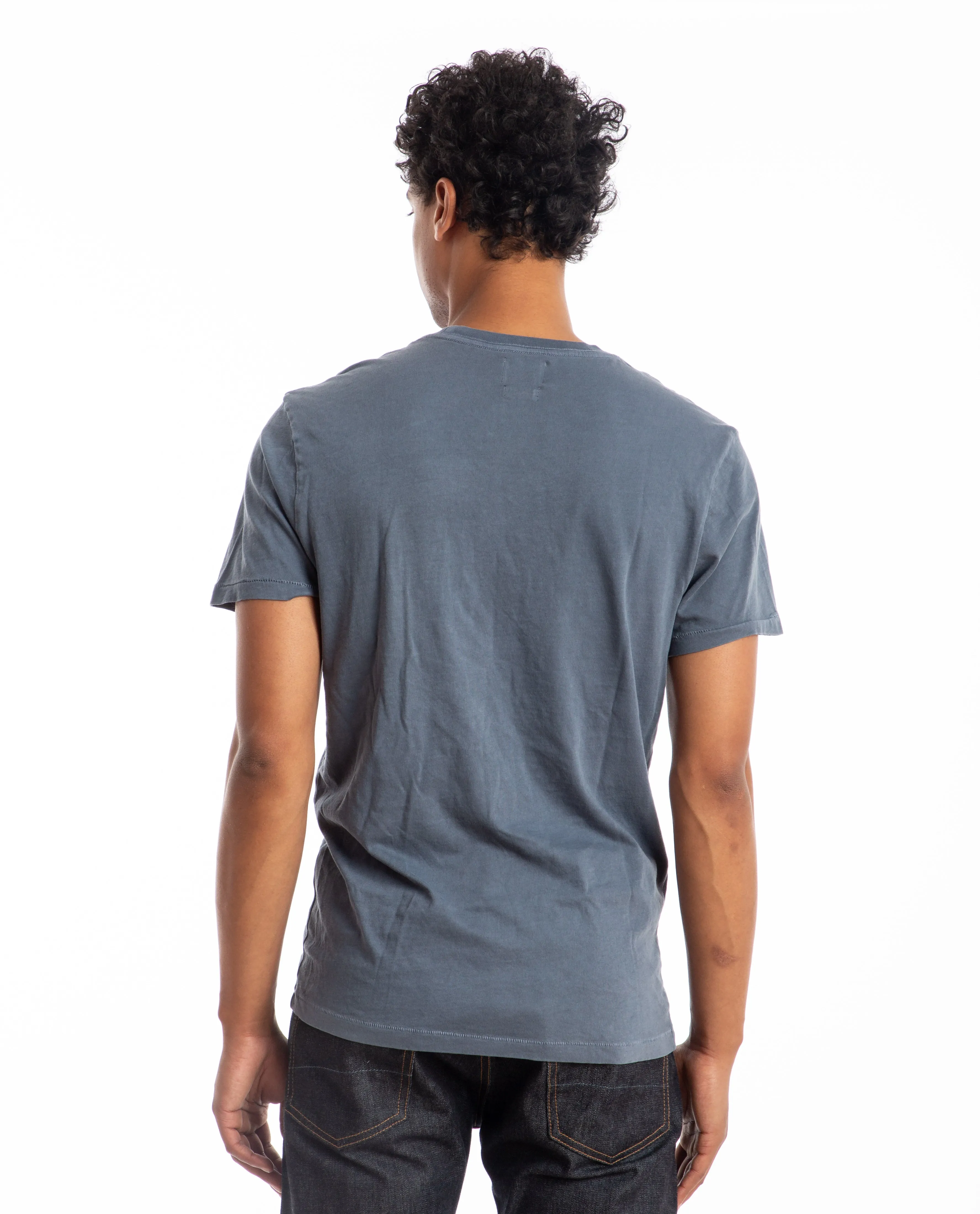 Crewneck Pocket Tee Blue