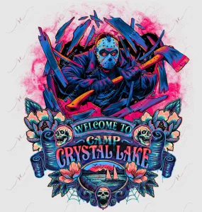 Crystal lake - clear cast decal