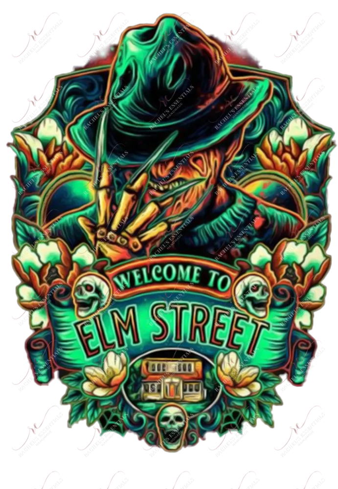 Elm street - clear cast decal