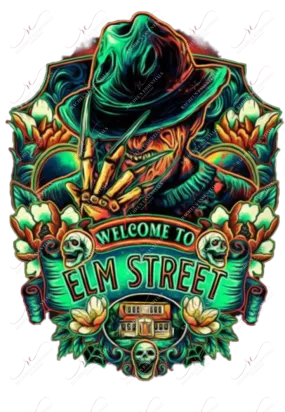 Elm street - clear cast decal