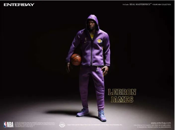 ENTERBAY REAL MASTERPIECE NBA COLLECTION LEBRON JAMES NO. 23 1/6 RM-1084
