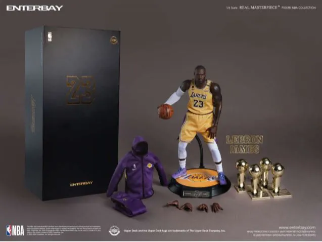 ENTERBAY REAL MASTERPIECE NBA COLLECTION LEBRON JAMES NO. 23 1/6 RM-1084