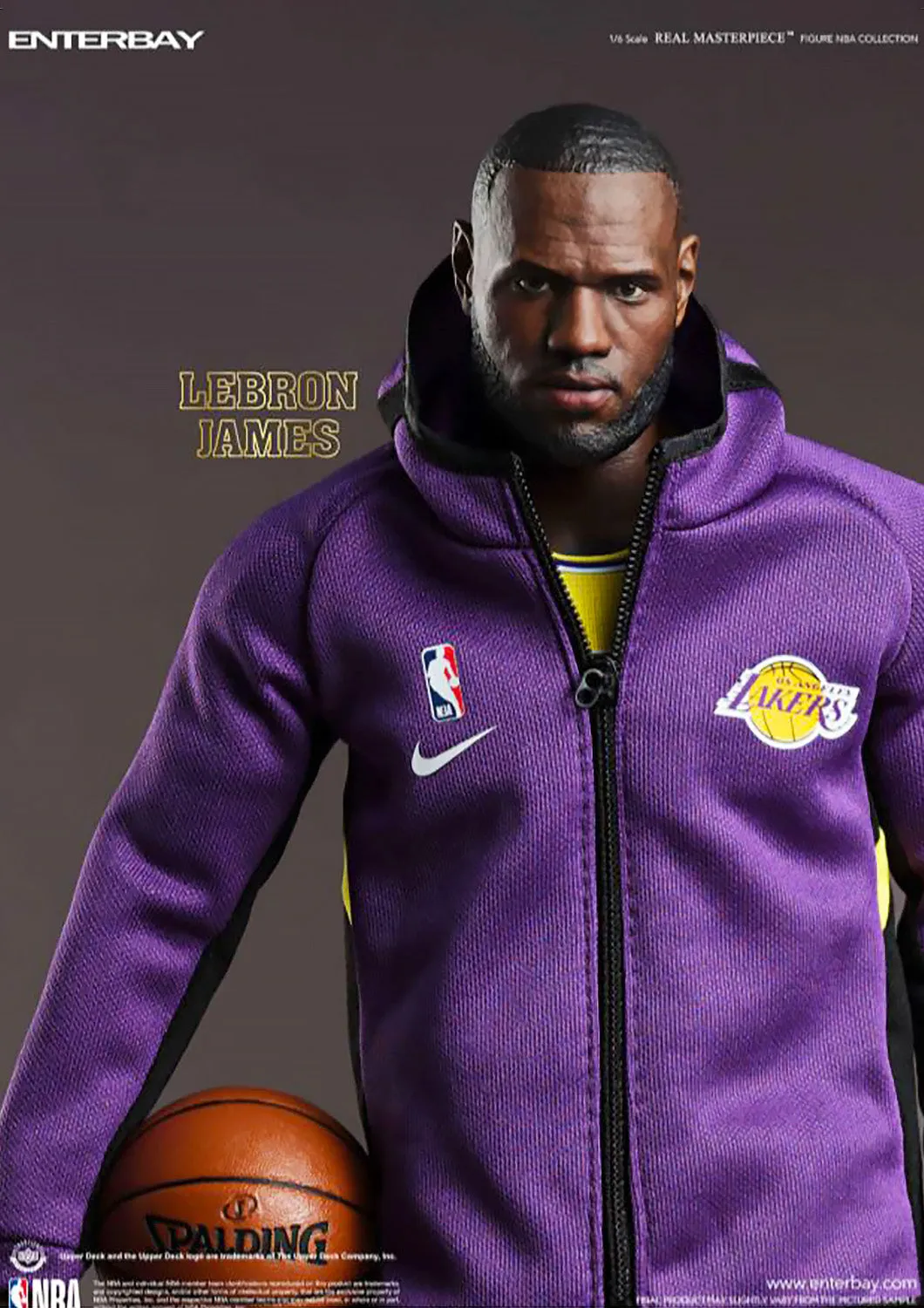 ENTERBAY REAL MASTERPIECE NBA COLLECTION LEBRON JAMES NO. 23 1/6 RM-1084