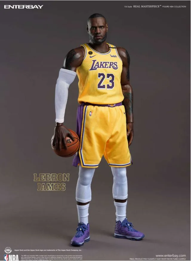 ENTERBAY REAL MASTERPIECE NBA COLLECTION LEBRON JAMES NO. 23 1/6 RM-1084