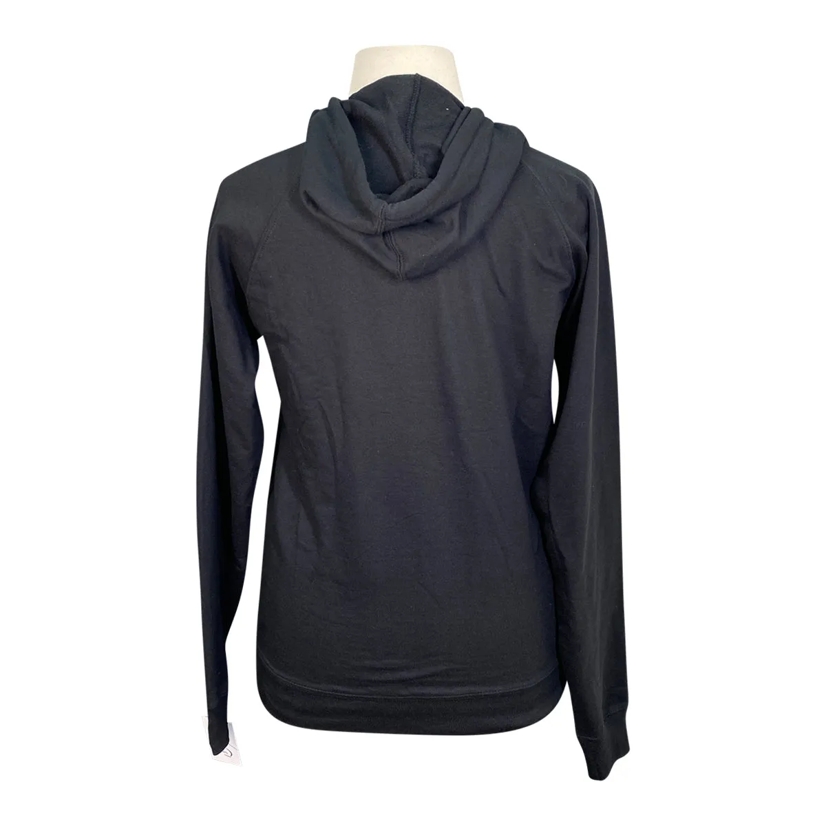 Equine & Design 'Jumper' Hoodie in Black - Women's Small