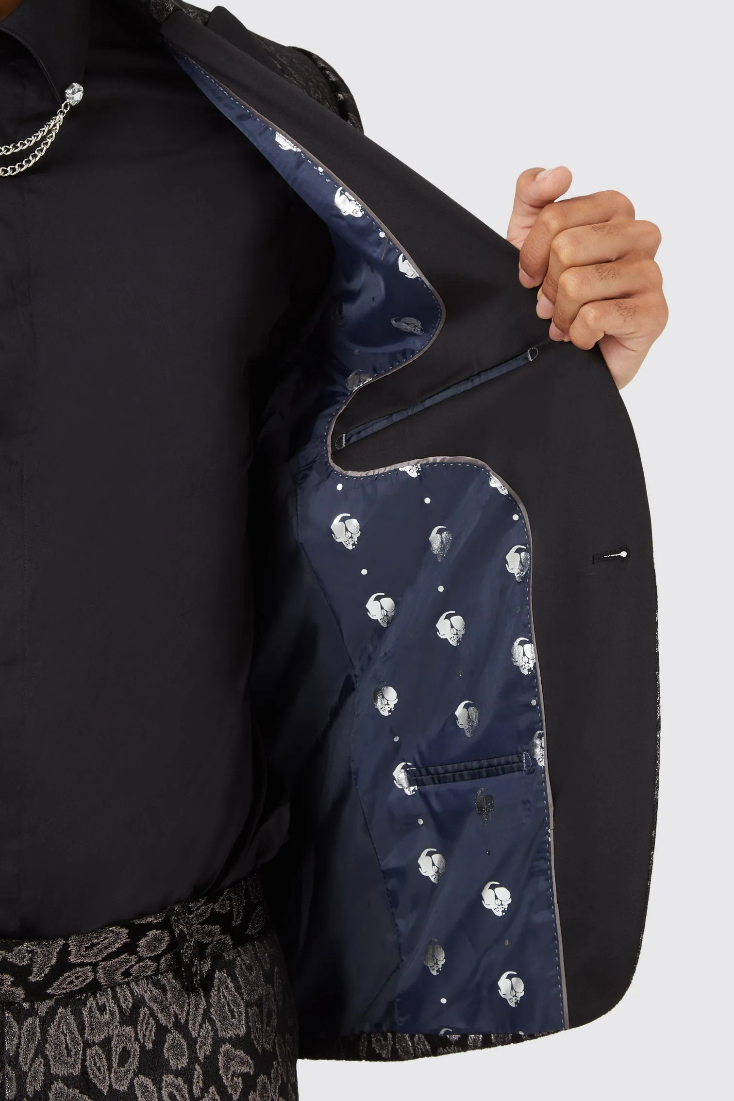 Ferbane Slim Fit Black Jacket TT x AM ARCHIVE