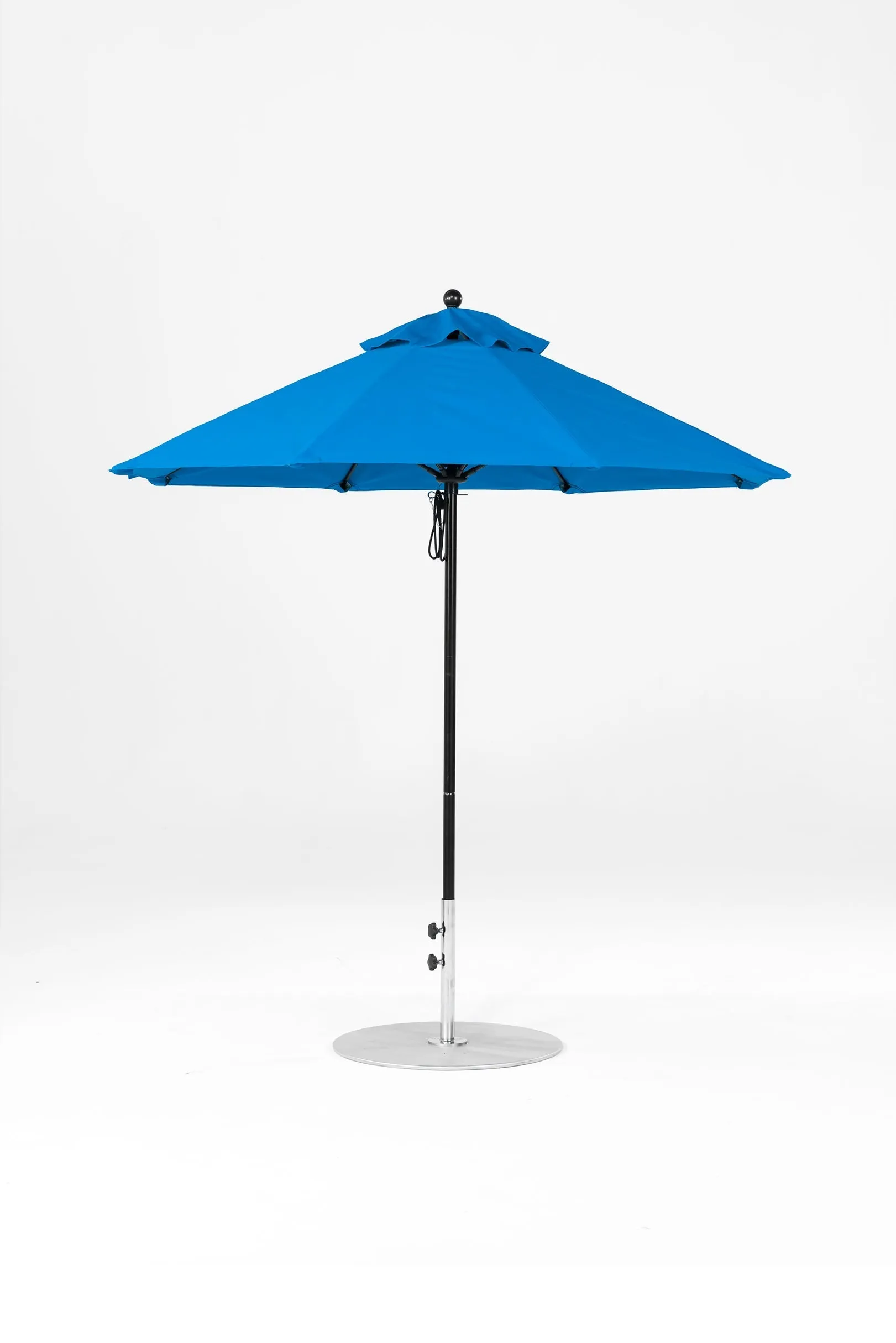 Frankford 854FMC 9' Monterey Crank Lift Fiberglass Market Umbrella- No Tilt