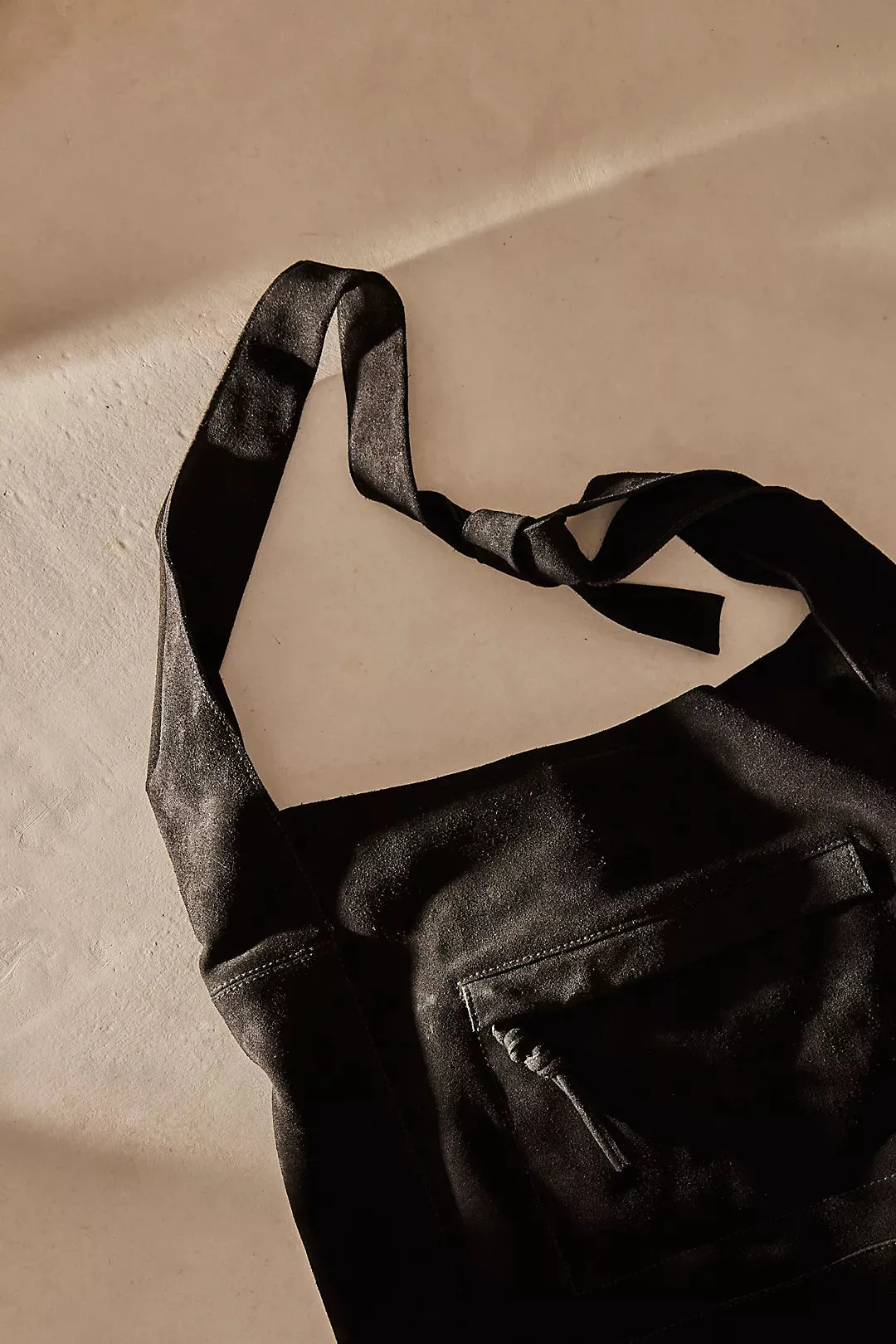 FREE PEOPLE JESSA SUEDE CARRYALL BLACK