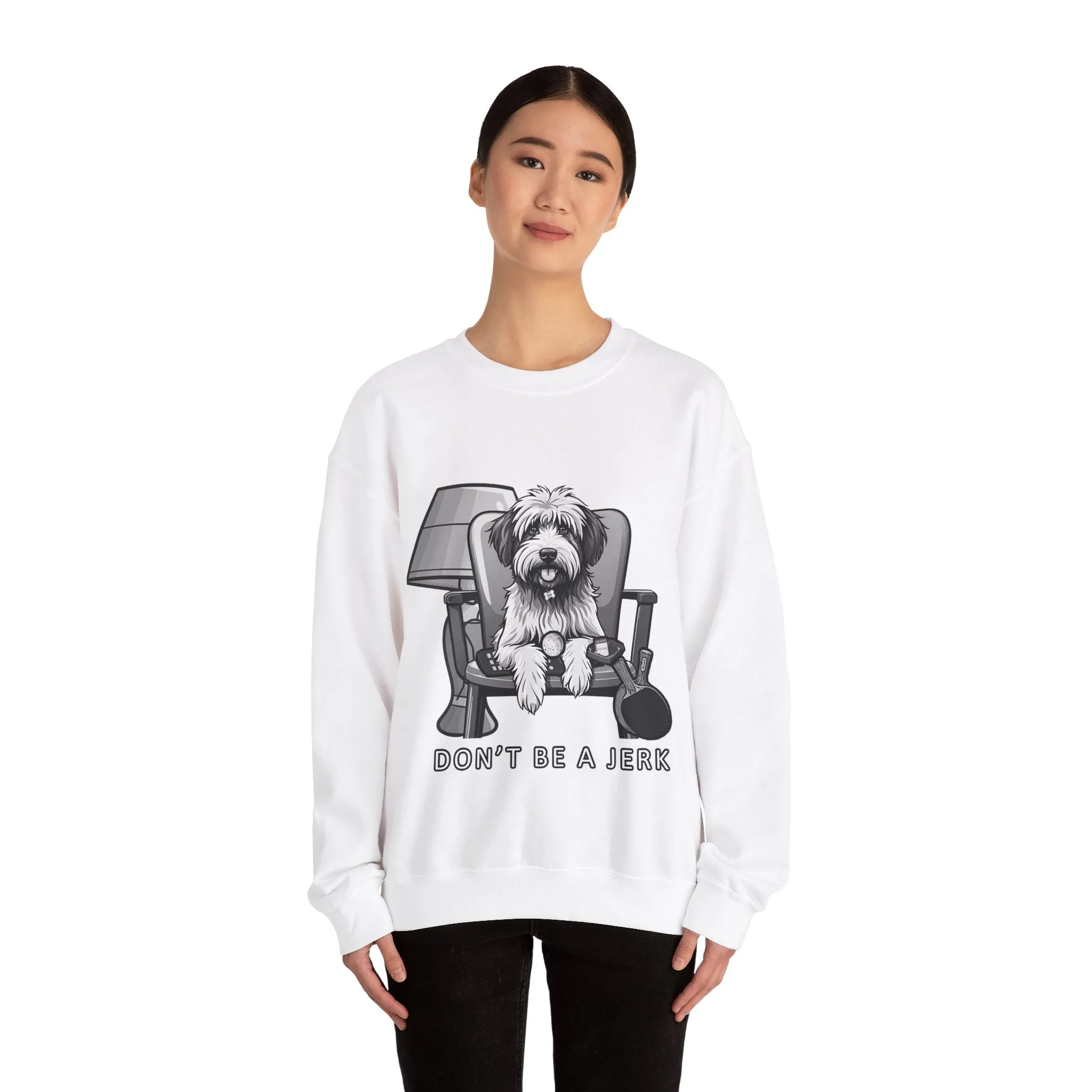Funny Movie Inspired Unisex Sweatshirt - Don't be a Jerk Design