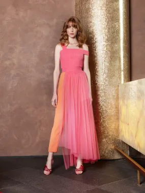 Gathered Tulle Top & Trousers
