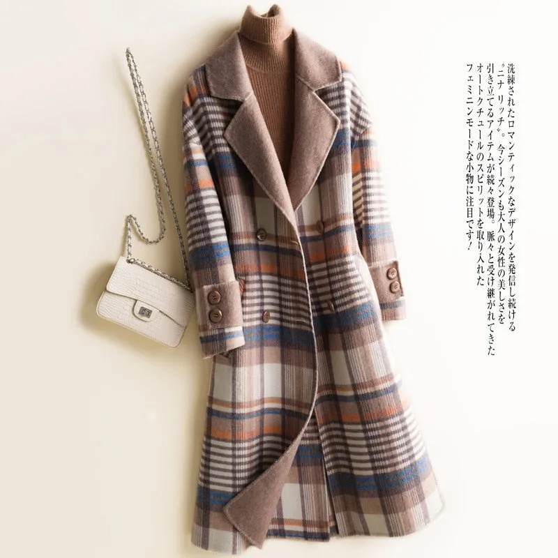 High-end Fashion Wool Coat Winter Woman