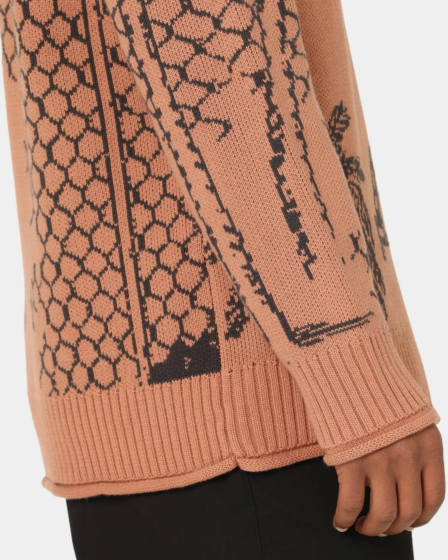 Honor The Gift Jungle Sweater Peach