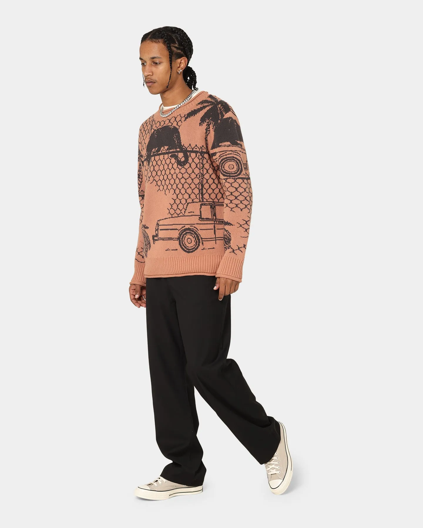 Honor The Gift Jungle Sweater Peach