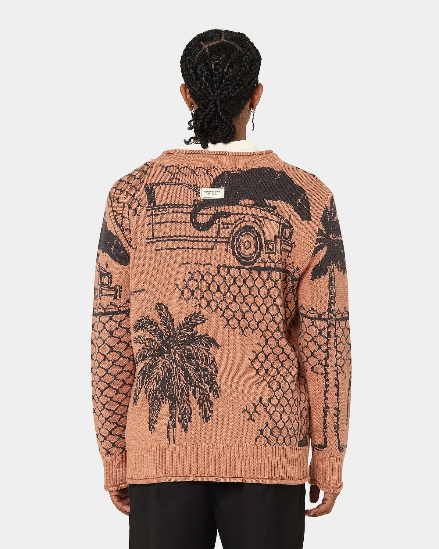 Honor The Gift Jungle Sweater Peach