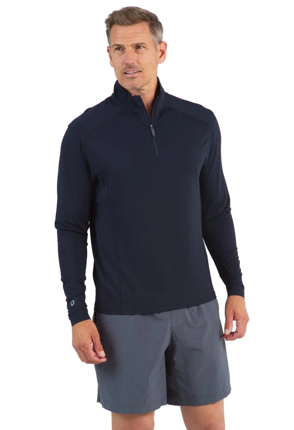 Ibkül - Men's Long Sleeve Mock Neck Pullover - 90199 (Modern Fit)