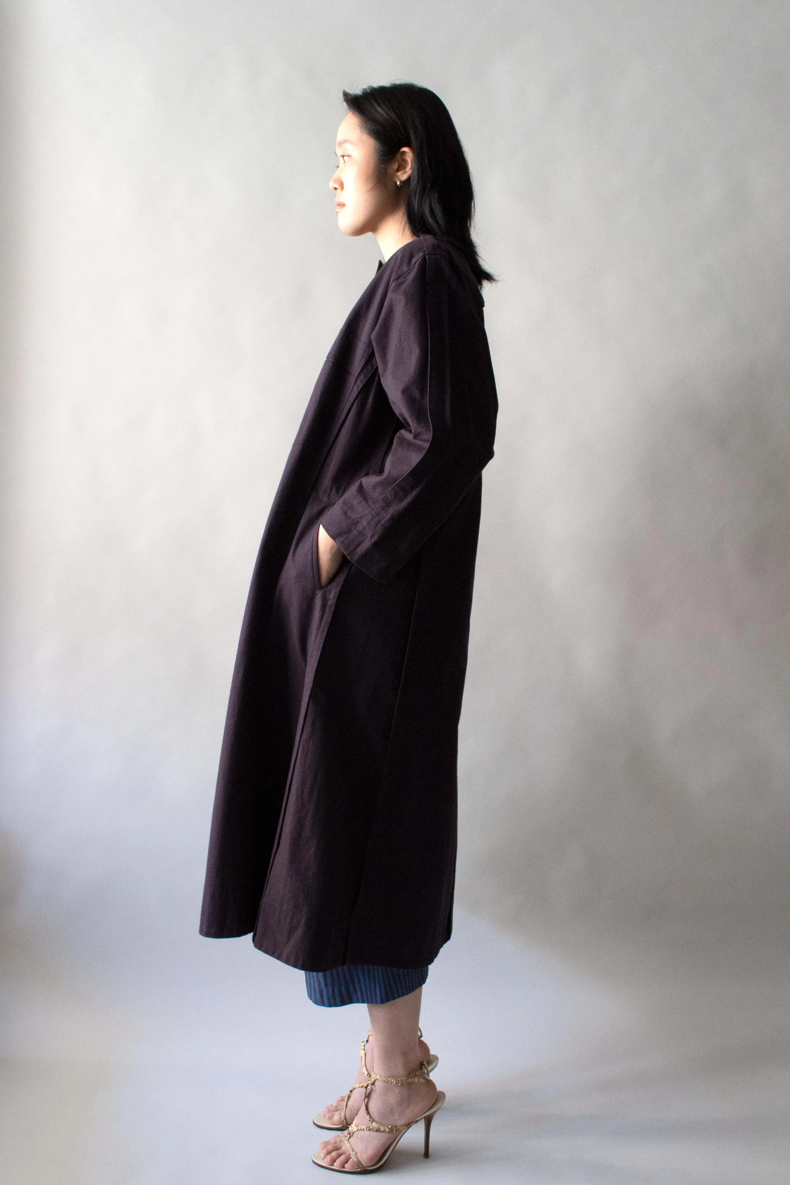 Issey Miyake Indigo Cotton Jacket