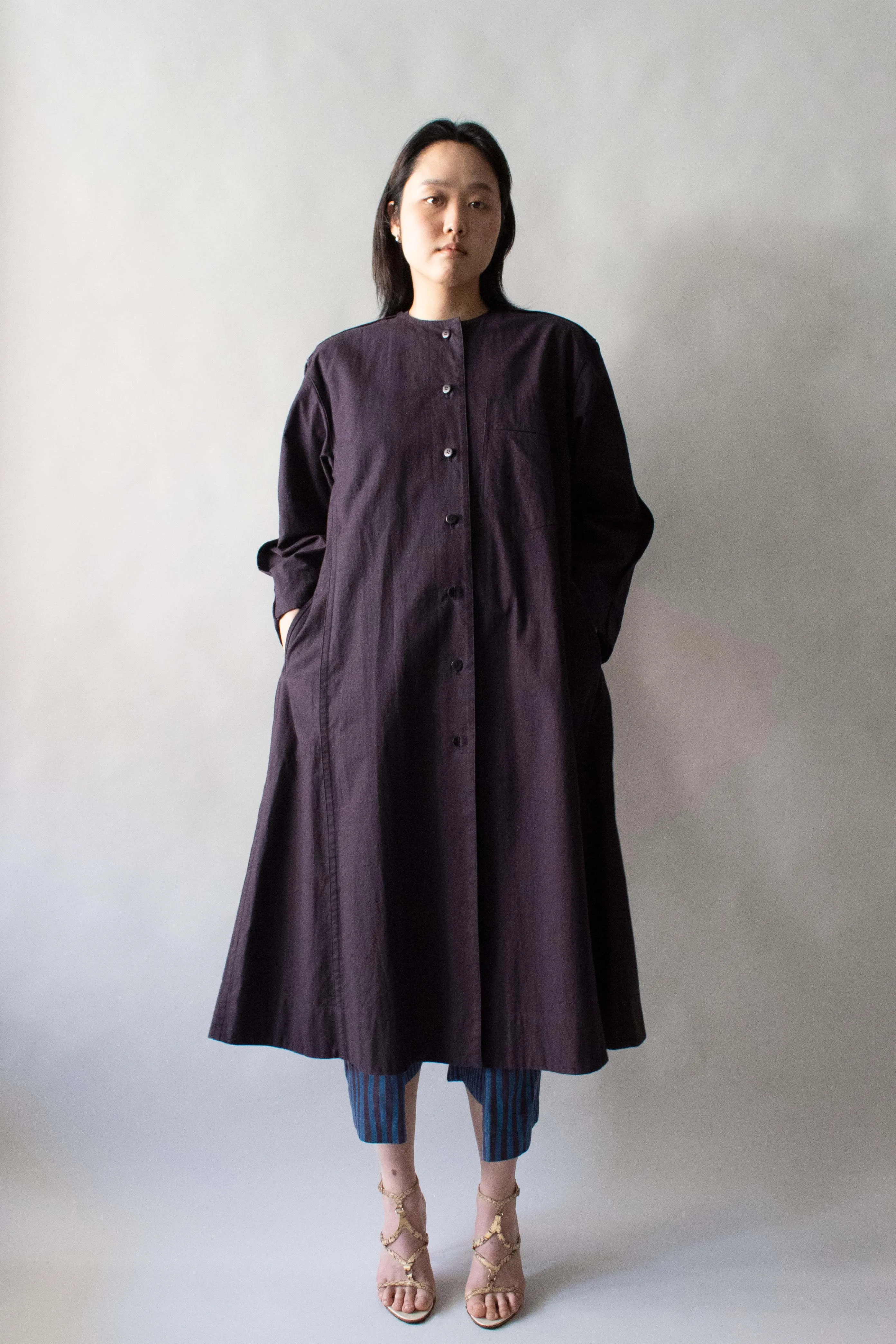 Issey Miyake Indigo Cotton Jacket