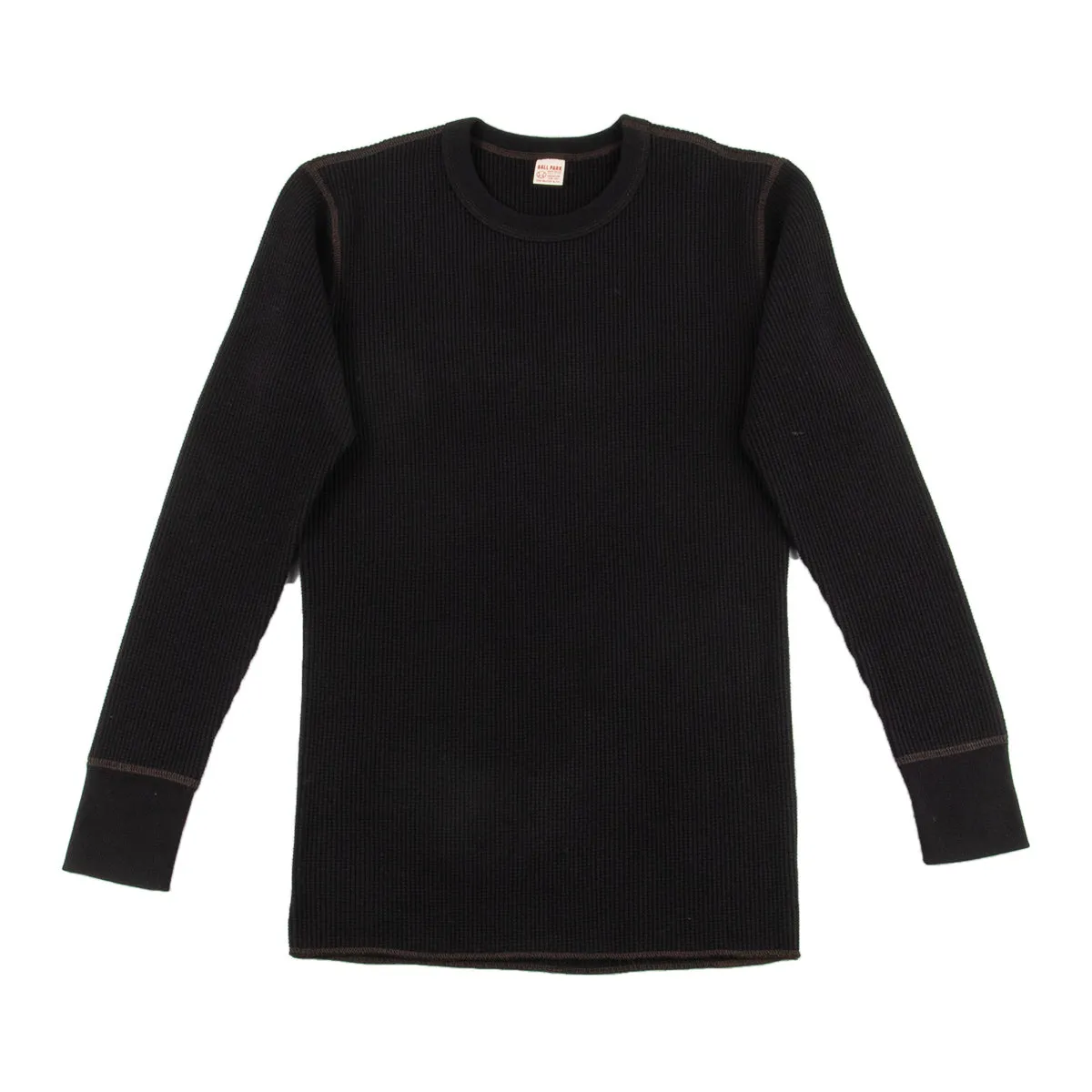 Joe McCoy Ball Park Long Sleeve Thermal Shirt - Black